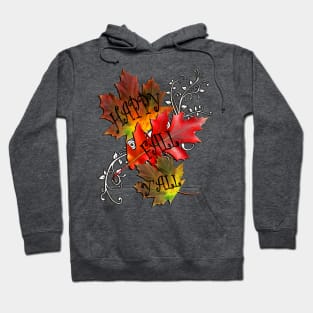 Fall Quote Happy Fall Yall Cute Design Autumn Leaves Beautiful Fall Gifts Hoodie